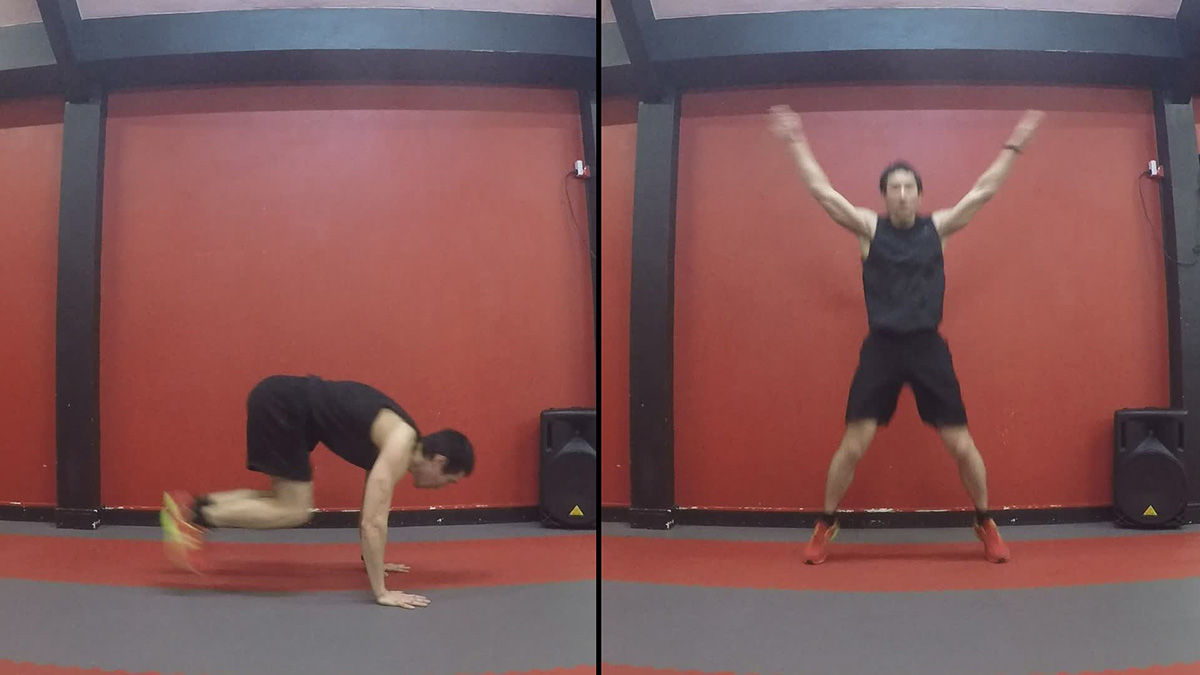 Tabata Burpees et Jumping Jacks