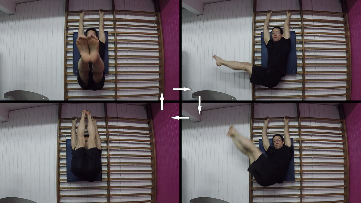 Levés de Jambes en Suspension Niveau 8 Half Wipers