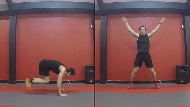 Tabata Burpees et Jumping Jacks