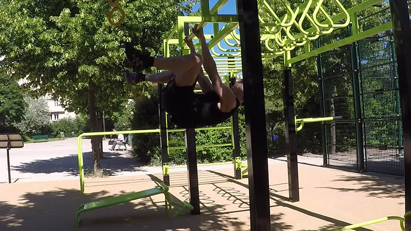 Front Lever niveau 8 - Levier Groupé