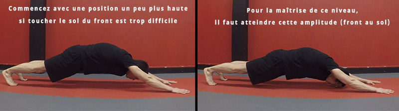 Superman Plank différentes hauteurs