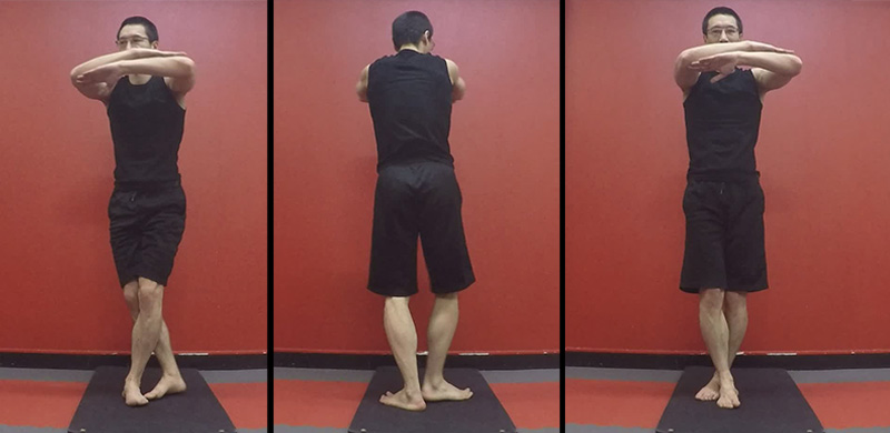 Twisting Squat - Rotation debout