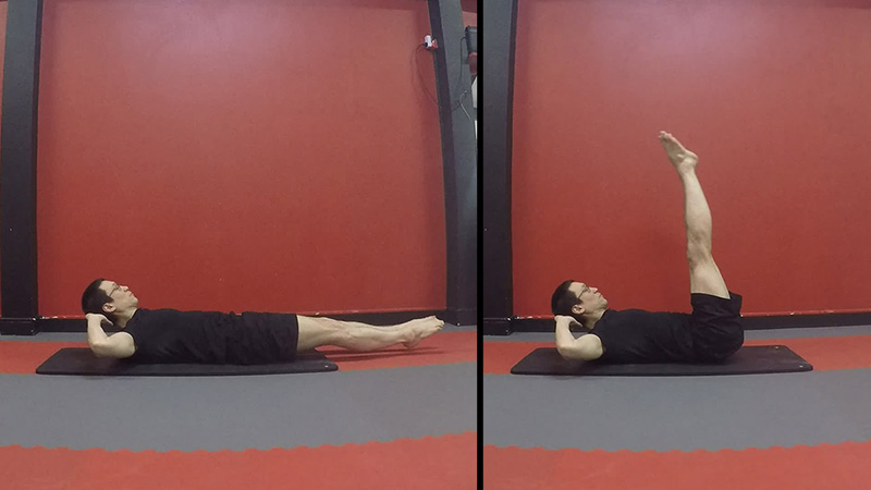 Pilates - Double Straight Leg stretch