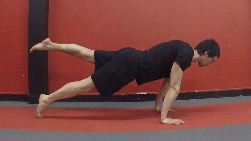 Pilates - Leg Pull Facing Down