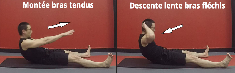 Pilates - Neck Pull Descente Lente