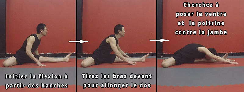Hurdler ouvert vers jambe tendue