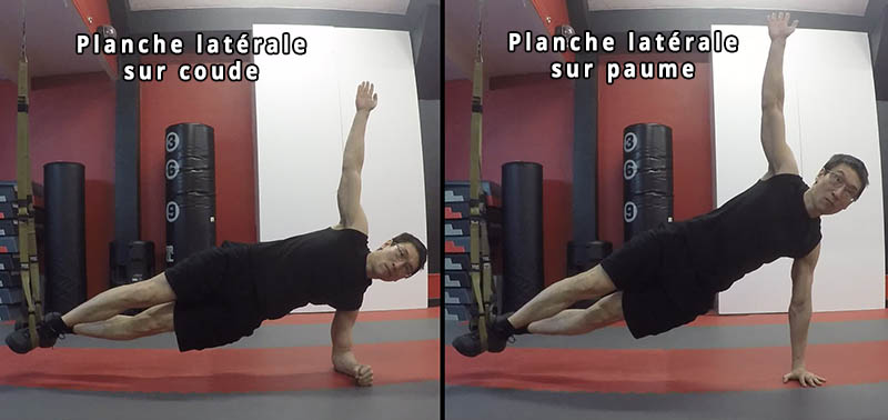 TRX - Planche latérale, les 2 versions